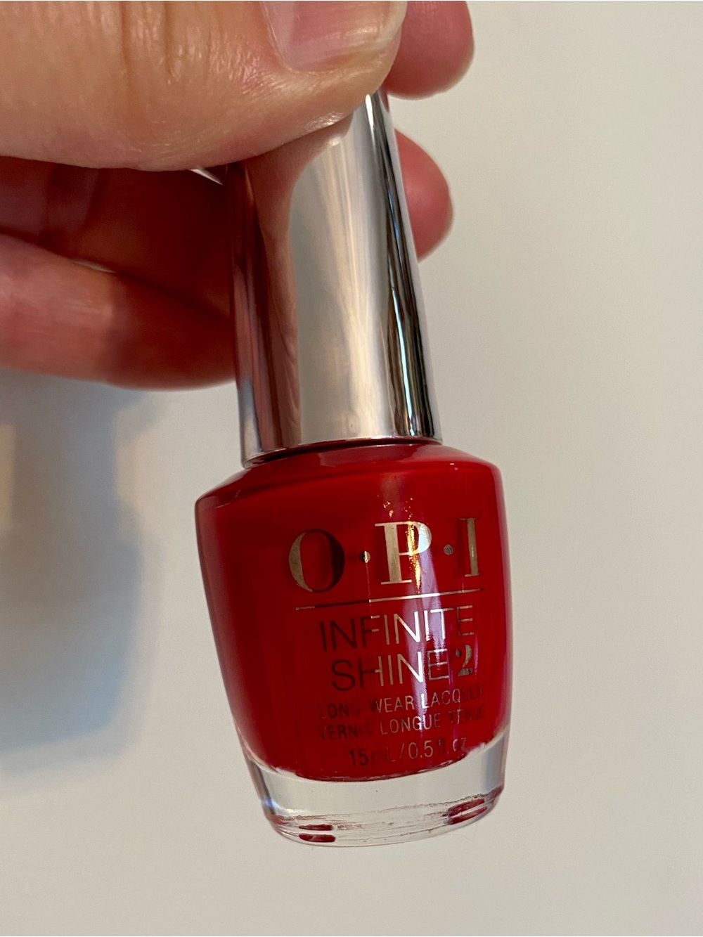 OPI Infinite Shine Big Apple Red Long Lasing Nail Lacquer Polish